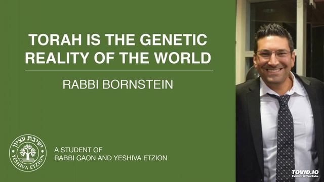 Torah is the genetic reality of the world by Rabbi Bornstein смотреть онлайн