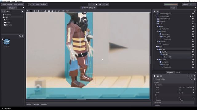 Godot Tutorial : Character Rig with Bones смотреть онлайн