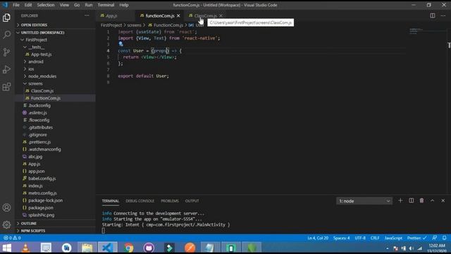 Difference Between Functional and Class Component in React Native | 2021 | React Native смотреть онлайн