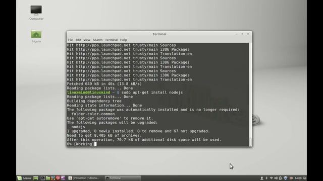 Install Nodejs 5.9.1 in Linux Mint 17.3 / Ubuntu via PPA смотреть онлайн