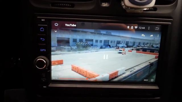 2DIN Android car audio zamontowane w Maździe Xedos 6 смотреть онлайн
