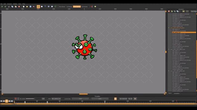 Animated virus cartoon game sprite смотреть онлайн