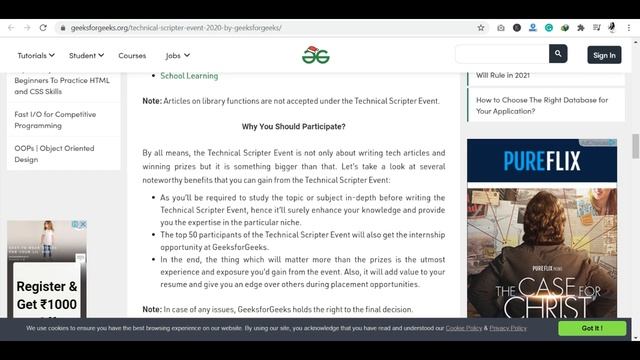 Geeks for Geeks Event 2020 | Win Free Internship , Cash Prices | Geeks for Geeks Free Certificate смотреть онлайн