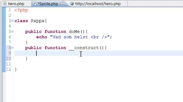 PHP OOP Svenska 17 Parent смотреть онлайн