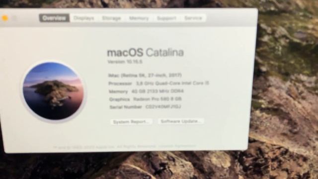 iMac retina 5k, 27-inch, 2017, 40Gb RAM