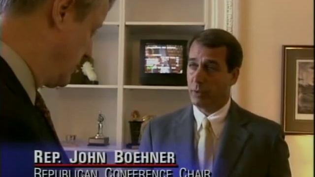 Republican Minority Leader John Boehner Explains Why He Handed Out Bribes On The House Floor