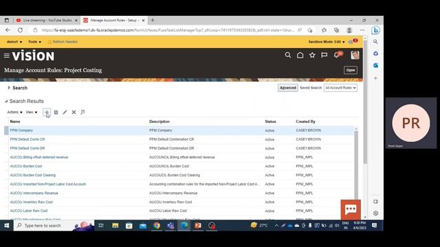 Oracle PPM | Account Rule & Journal Entry Rule Set #9 | Accounting in PPM | Oracle PPM Consulting смотреть онлайн