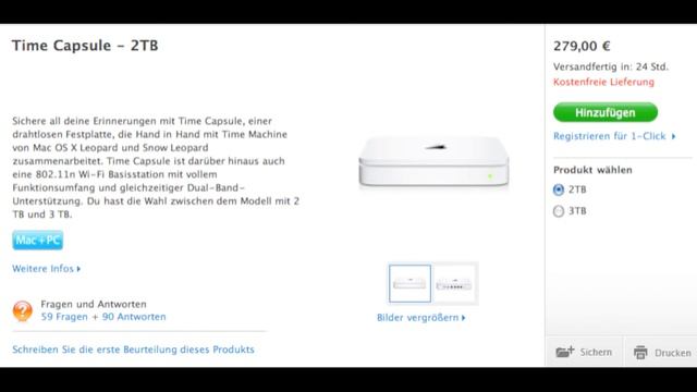 Apple was sonst ? Update Time capsule 2TB und 3TB смотреть онлайн