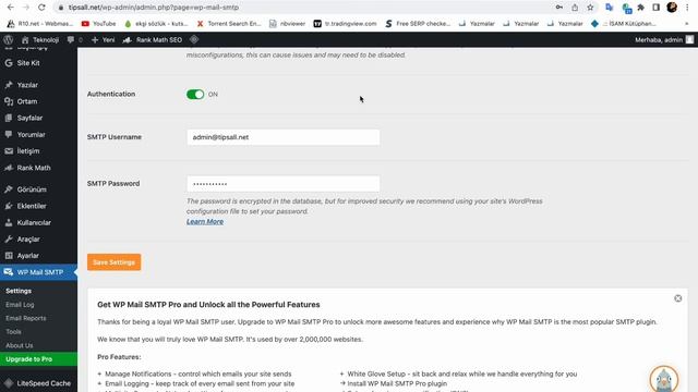 Wordpress Mail SMTP Ayarları Ve Site İçin E-Posta Adresi Oluşturma