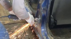 замена порога Шевроле ланос часть-1