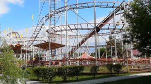 Парк Арлекино Барнаул, аттракцион " Русские горки" и другие. Прогулка выходного дня