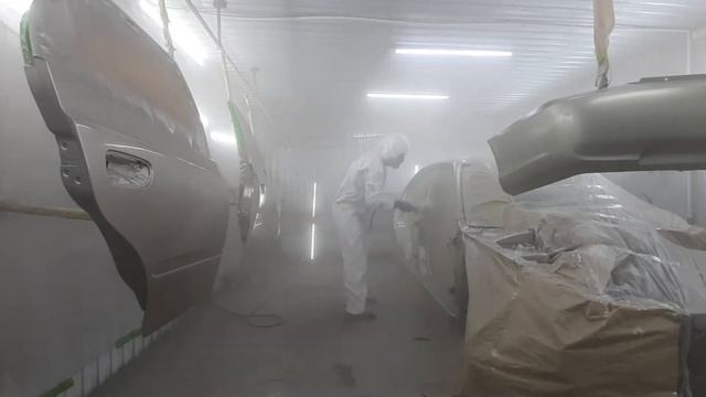 8 часов за 2 минуты... покраска акцента.