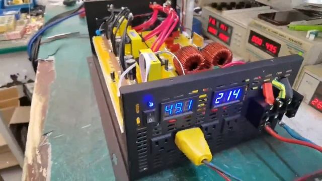 pure sine wave inverter 6000w 48vdc to 220vac 60hz us socket power inverter смотреть онлайн