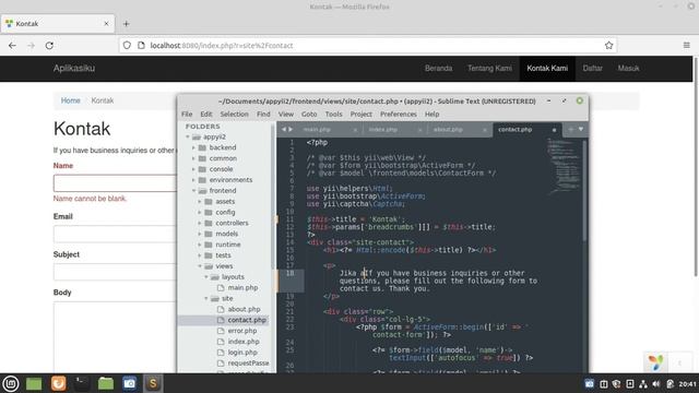 #3 Ubah text di halaman yii2 смотреть онлайн