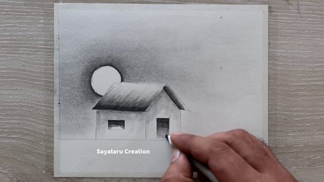 How to draw Sunset Scenery with Pencil, Pencil Drawing for beginners смотреть онлайн