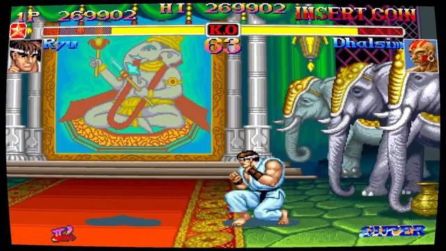 Capcom Arcade 2nd Stadium Hyper Street Fighter II Ryu SF2 Turbo Gameplay смотреть онлайн