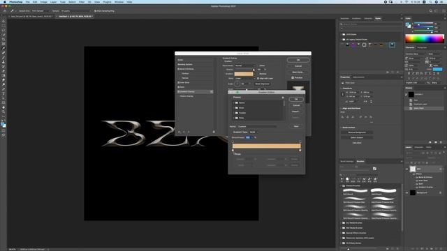 [Full] Easy and Quick! Photoshop Chrome Effect Logo *BEN* Process(Tutorial). смотреть онлайн