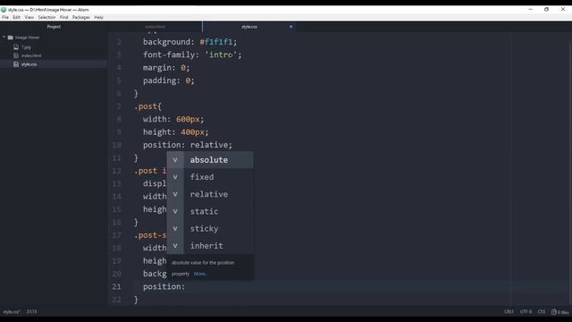 Image Hover Effect - Slide in Overlay from the Left смотреть онлайн