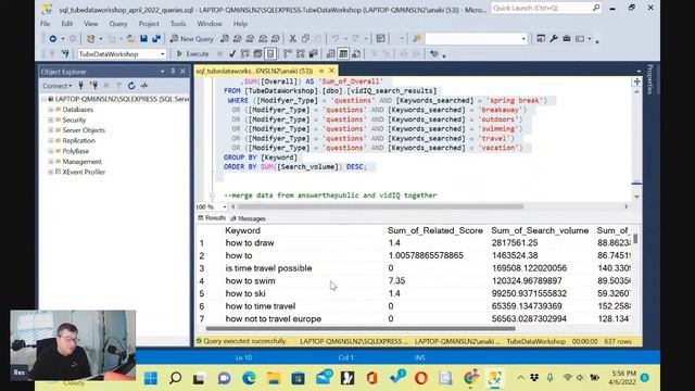 Over 600 video topics for SPRING BREAK using SQL and vidIQ смотреть онлайн
