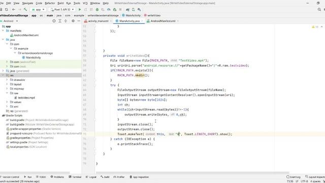 Lecture 33 Part III, Read and Write Video File External Storage Android смотреть онлайн