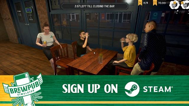 Brewpub Simulator | Playtest Trailer | STEAM смотреть онлайн