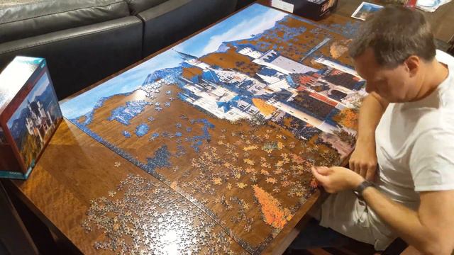 Neuschwanstein Castle Puzzle (4000 Pieces) Jigsaw Time-Lapse смотреть онлайн