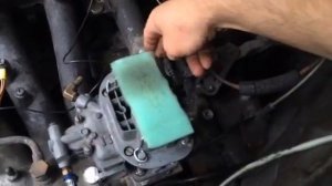 Mercedes W124 with custom distributor and Weber carburetor - M103 engine
