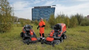 Садовые райдеры HUSQVARNA: подробный обзор и тест Хускварна R420TsX AWD и RC 318T