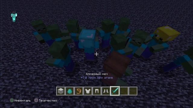 Minecraft Проверяем могут ли зомби брать вещи и на какой сложности? #1 смотреть онлайн