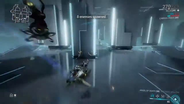 Warframe Angel of Death Zaw vs level 115 corrupted heavy gunners. смотреть онлайн