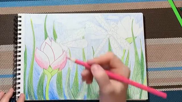 «Декоративная композиция со стрекозами». Часть 5. смотреть онлайн