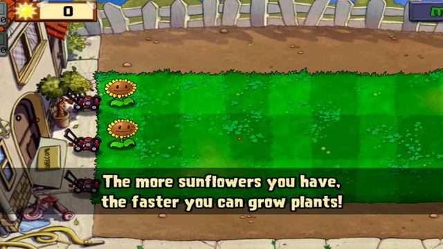 1 часть зомби против растения прохождение игры уровни 1-1,2-1 #pvz #видео #видеоигры #игра смотреть онлайн