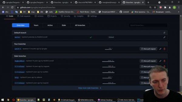 GitHub ветки (branch) - зачем и какие нужны