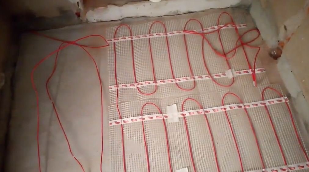 Монтаж электрического теплого пола смотреть онлайн