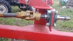 Наше прицепное устройство для мини-прессов подборщиков RXYK 850/870. Small hay baler towing device.