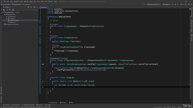 Введение в MediatR C# и паттерн Медиатор смотреть онлайн