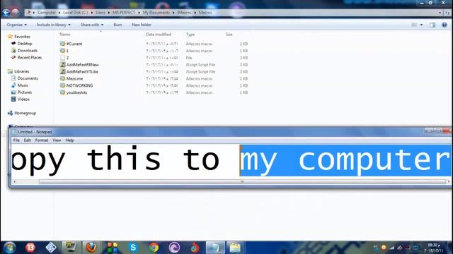 AddMeFast Imacros Script Working Update November 2013 смотреть онлайн