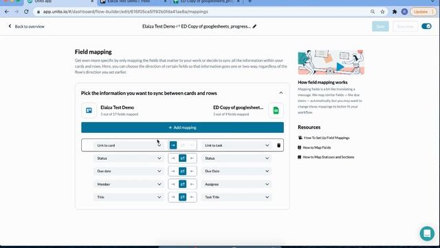 How to Sync Google Sheets + Trello with Unito смотреть онлайн