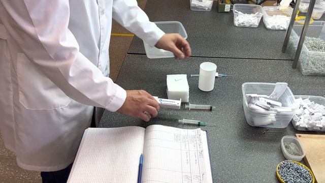 Тестирование шприц-пистолета Динамика