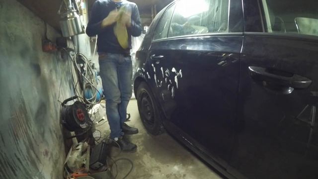 Как убрать крупные царапины на авто (WV Golf 6) смотреть онлайн