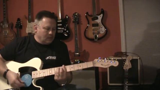 Squire Affinity Tele converted to Esquire with Artec Alnico Rail pickup смотреть онлайн