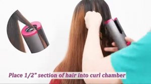 Беспроводная автоматическая плойка-стайлер для завивки волос