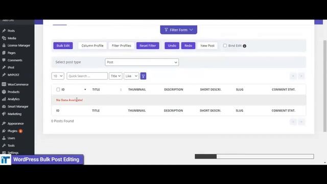 WordPress Bulk Posts Editing - Search Form смотреть онлайн