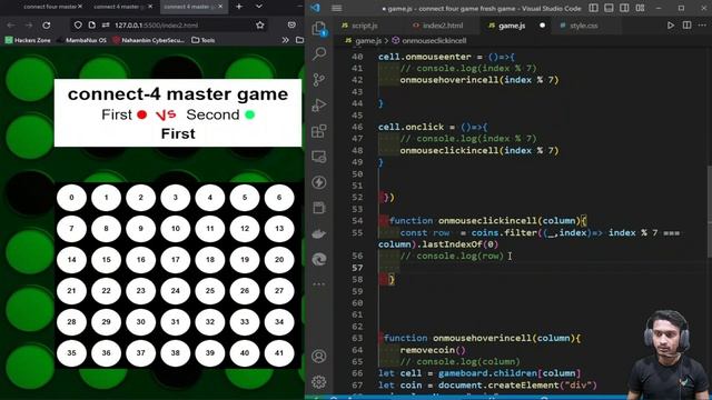 Connect 4 master game by using Html, CSS, and JavaScript | Full of Design and programming смотреть онлайн