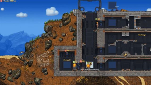 Гениальная игровая физика Cortex Command смотреть онлайн