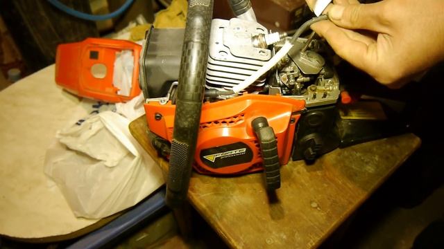 Не заводится бензопила - интересный случай. смотреть онлайн