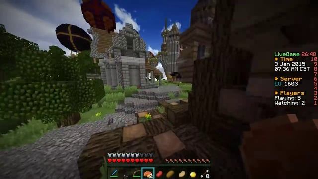 КАК ОН СМОГ ВЫЖИТЬ! ГОЛОДНЫЕ ИГРЫ! 482 HUNGER GAMES - MINECRAFT смотреть онлайн