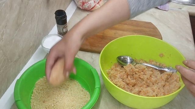 Рыбные котлеты с овощами. В духовке смотреть онлайн