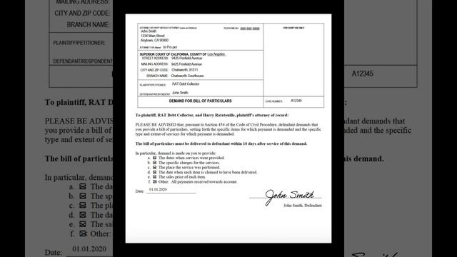 Bill of Particulars aka the Game Changer смотреть онлайн