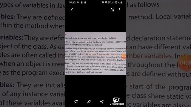 Types of Variables in Java Language, for ICSE Board Class 10th Computer смотреть онлайн